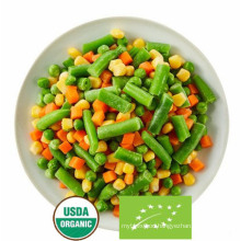 Nop EU Organic IQF Frozen Mixed Vegetables From China